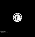 Ibex head logo vector image Ibex head logo