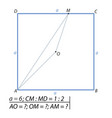 task of finding sides a triangle-01 vector image vector image