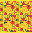 seamless pattern of japanese or chinese hieroglyph vector image