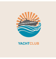 motorboat icon image vector image vector image