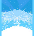 birth of jesus in bethlehem - abstract card vector image