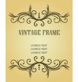 vintage frame for design vector image