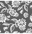 seamless floral vintage lace background vector image