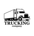 truck logo vector image