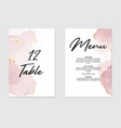 tender rose violet pastel liquid flow watercolor vector image