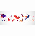 dna molecules science template abstract vector image