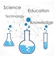 scientific background vector image