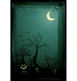 halloween background vector image vector image