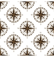 vintage compass seamless pattern vector image vector image