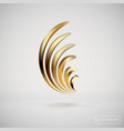 abstract golden liquid fluid background banner vector image vector image