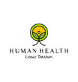 health logo vector image vector image