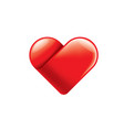 heart sign for valentine day vector image vector image