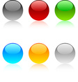 web buttons vector image
