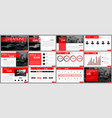 design element of infographics for presentations vector image