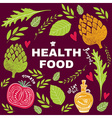 health food vector image
