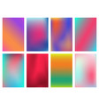 minimal bright vivid gradient covers design vector image vector image