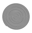 spiral concentric circle vector image