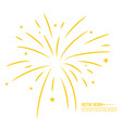 firework design vector image vector image