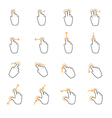 hand gestures vector image