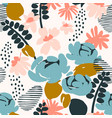 floral seamless pattern design vector image