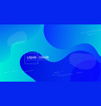 liquid color abstract geometric shapes poster vector image vector image