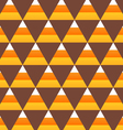 halloween candy corn seamless pattern vector image vector image