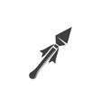 spear icon template vector image vector image