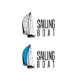 cruise ship logo vector image vector image