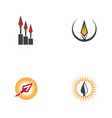 spear icon template vector image vector image
