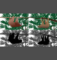 sloth vector image vector image