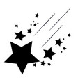 falling stars icon vector image vector image