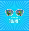 hello summer vintage background vector image