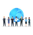 professional team asian european and african vector image vector image