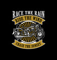 ride quote and saying good for print design vector image vector image