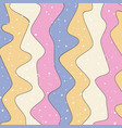 groovy abstract wavy background in hippie style 60 vector image vector image