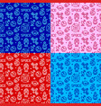 space seamless patterns vector image vector image