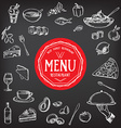restaurant cafe menu template design vector image