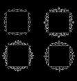 vintage baroque frame vector image