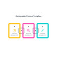 modern infographic options banner vector image