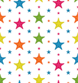 colorful starfishes summer seamless background vector image vector image