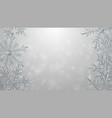 composition big translucent christmas vector image