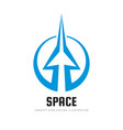 space - concept logo template vector image