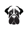mastiff dog icon vector image