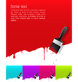 dripping paint vector image