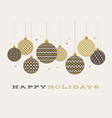 christmas greeting card vector image vector image