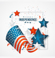 usa independence day vector image vector image