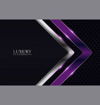 luxury background arrow shape glow purple vector image