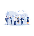 business team ready to work team ready vector image vector image