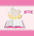 my first communion vector image vector image