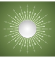 template of paper round fram vector image vector image